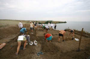 Экспедиция ВГСПУ проводит раскопки Водянского городища. 